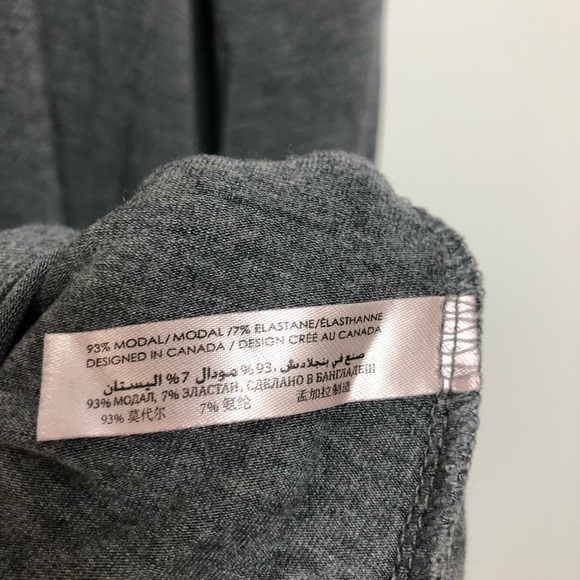 La Vie En Rose nighty intimates pjs pajamas grey white lace feminine sleep - Picture 4 of 6